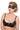 Faux Leather Zip Mask