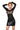 Allure Fishnet And Wet Look Dress