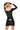 Allure Fishnet And Wet Look Dress