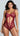 Lace And Mesh Teddy Burgundy
