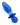 Lucent Azure Bulbed Glass Butt Plug - 4.5 Inch
