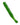 Lucent Verde Bubble Glass Massager - 7.8 Inch
