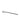 Kinki Range Silicone And Stainless Steel Ringed Urethral Sound - 9.8 Inch