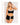 Two Piece Knit Bralette And Short Set 11129 Black M